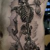 Le Mat, en squelette ©D-GRRR/CarnEvil Tattoos